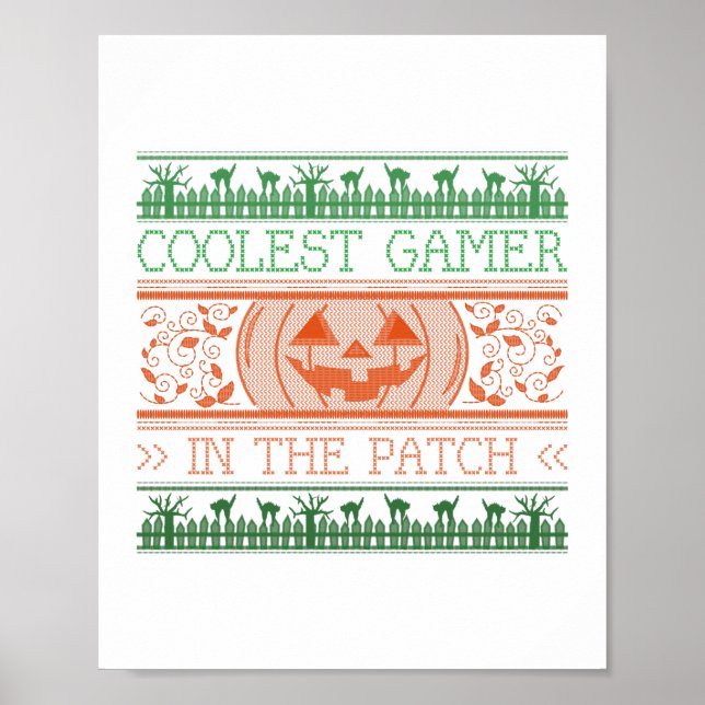 Poster Gamer Le Plus Coolle Dans Le Patch (Devant)