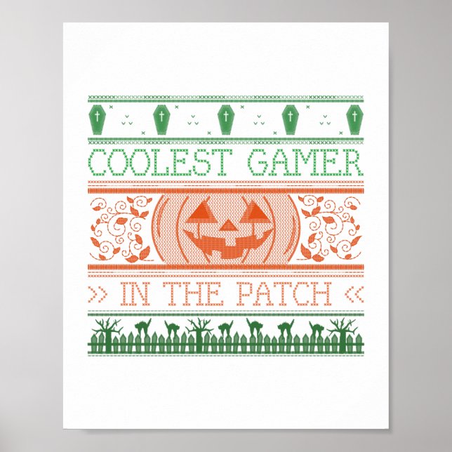 Poster Gamer Le Plus Coolle Dans Le Patch (Devant)