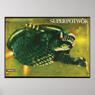 Poster Gamera en Pologne