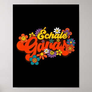Poster Ganas Feminist Latina Mexicaine Motivation espagno