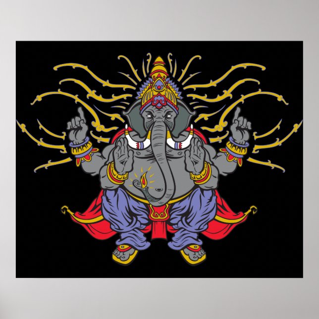 Poster Ganesha (Devant)