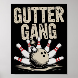 Poster Gang des gouttières Bowling 1