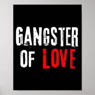 Poster Gangster de l'amour Cadeau festif de la Saint-Vale