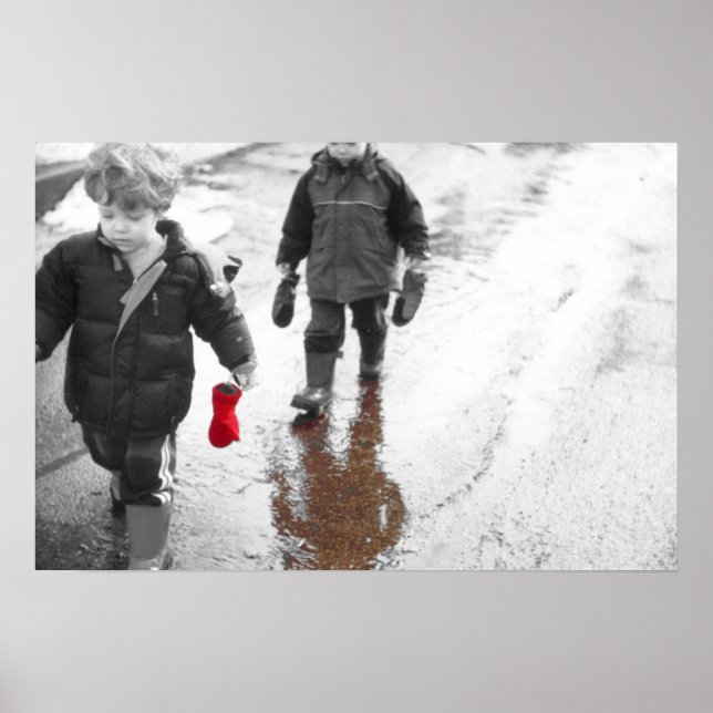 Poster Gant rouge (Devant)