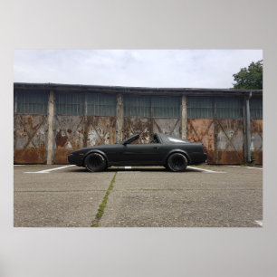 Poster Garage Toyota Supra Mk3 Turbo d'Elkroad