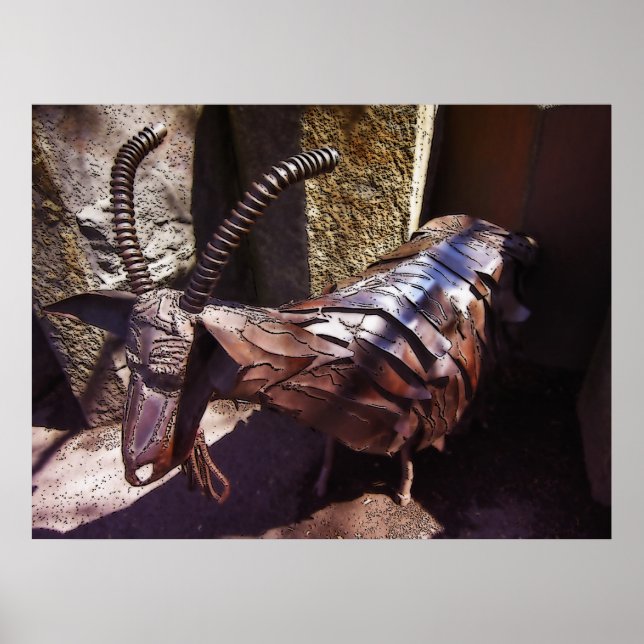 POSTER GARBAGE MANGEANT CHÈQUE DU PARC RIVERFRONT DE SPOK (Devant)