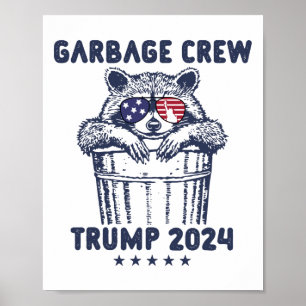 Poster Garbyge Crew Trump Gargman Dans Trash Truck Ellist