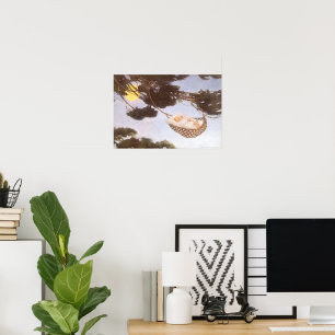 Poster Garçon dans Hassoc Tree par Jessie Willcox Smith