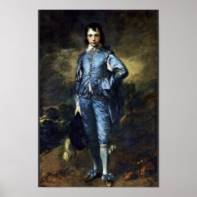 Poster Garçon En Bleu (Portrait De Jonathan Buttall) Par  (Devant)