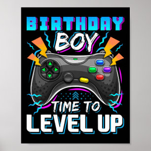 Poster Garçon Il est temps de passer au niveau supérieur