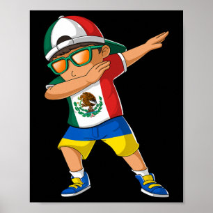 Poster Garçon moitié mexicain moitié ukrainien Mexique Uk