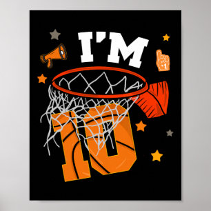 Poster Garçon squelette 10 ans anniversaire 10 ans J'ai d