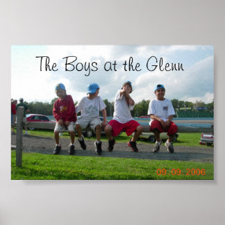 Poster Garçons au Glenn