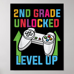 Poster Garçons de 2e année débloqués niveau supérieur jou