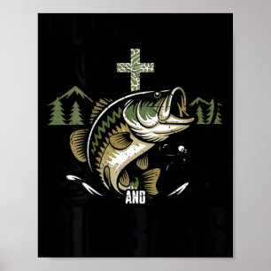 Poster Garçons pêche chrétienne foi suivre jésus grande b