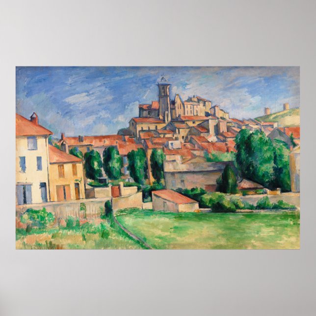 Poster Gardanne de Cézanne (Devant)