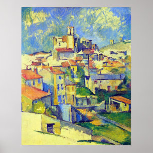Poster Gardanne par Paul Cezanne