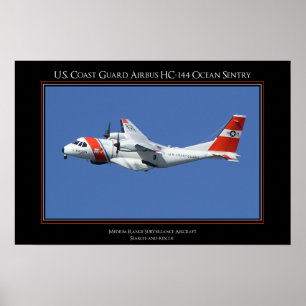 Poster Garde côtière HC-144 Ocean Sentry