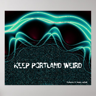 Poster "Garde Portland bizarre"