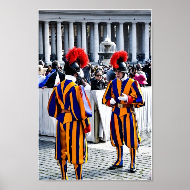 Poster Garde suisse du pape vatican (Devant)