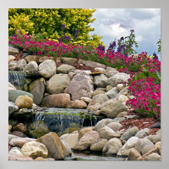 Poster Garden Falls (Devant)