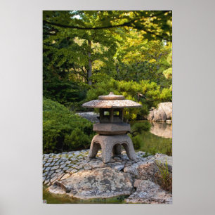 Poster Garden japonais