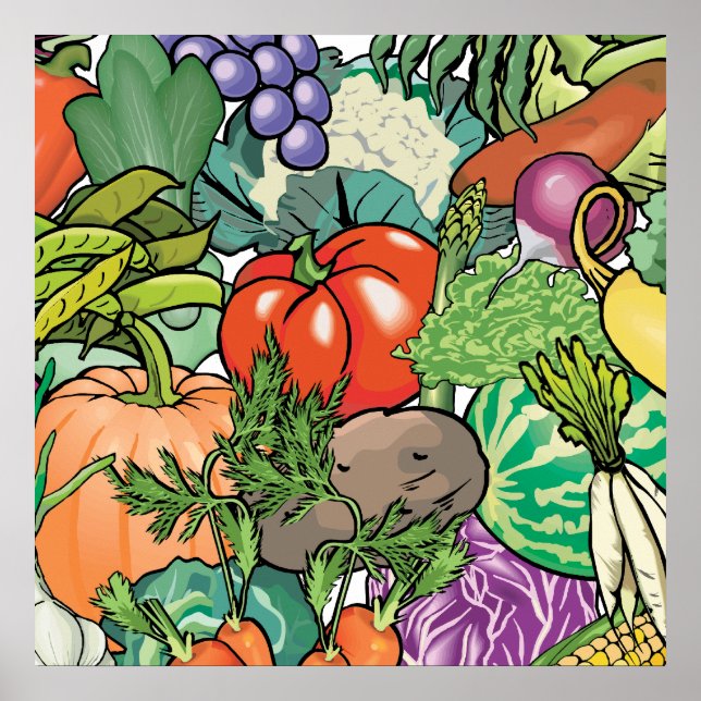 Poster Gardener végétal (Devant)