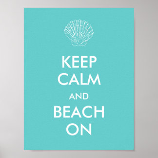 Poster - GARDER CALM BEACH