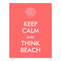 Poster - GARDER CALM BEACH