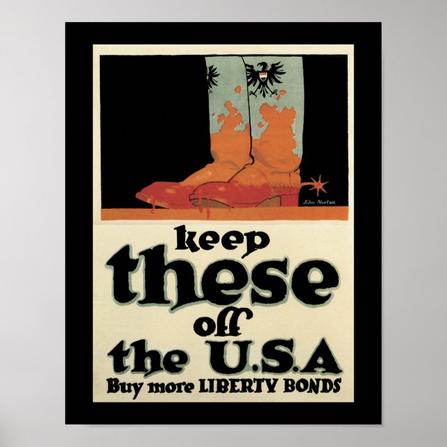 Poster Garder ceux des États-Unis (Devant)