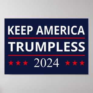 Poster Garder l'Amérique sans Trump VII