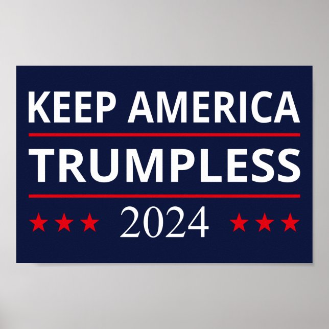 Poster Garder l'Amérique sans Trump VII (Devant)