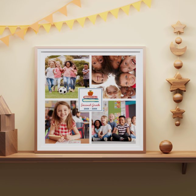 Poster Garderie de l'année scolaire pour enfants 4 photo  (Créateur téléchargé)