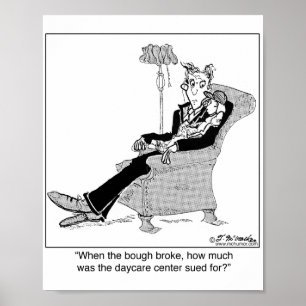 Poster Garderie en comptines 