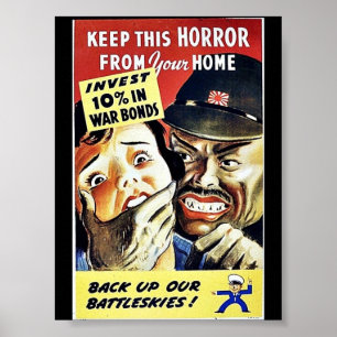 Poster Gardez cette horreur de votre maison, soutenez