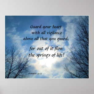 Poster GARDEZ L'affiche de votre coeur