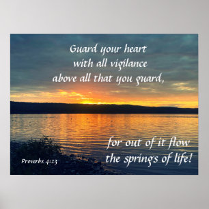 Poster GARDEZ L'affiche de votre coeur