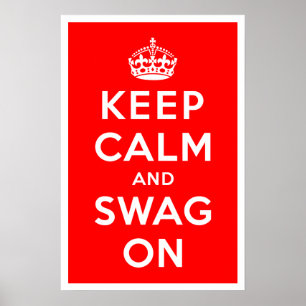 Poster Gardez le calme et agitez