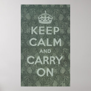 Poster Gardez le calme et continuez