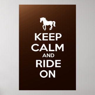 Poster Gardez le calme et continuez