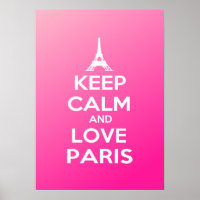 Gardez le calme et l'amour Paris
