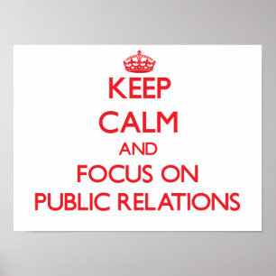 Poster Gardez le calme et le foyer sur des relations
