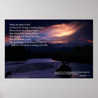 Gardez Un Esprit Ouvert...Affiche Inspirationnelle