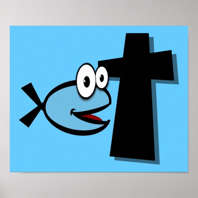 Poster Gardez vos yeux sur la croix (Devant)