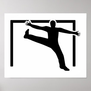 Poster Gardien de but de handball