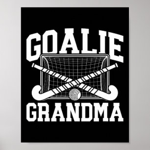 Poster Gardien de hockey sur gazon grand-mère Gardien de