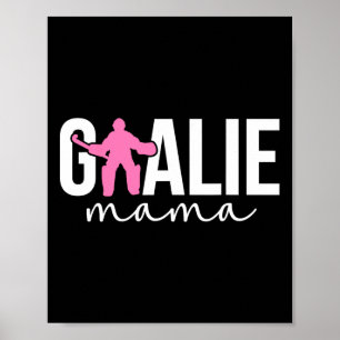 Poster Gardien de Hockey sur Gazon Maman D'un Gardien de