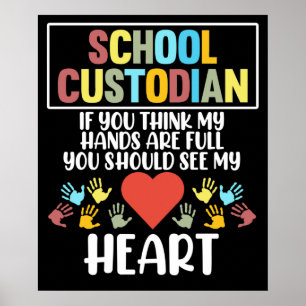 Poster Gardien de l'école Cardien gardien Janvier Appré