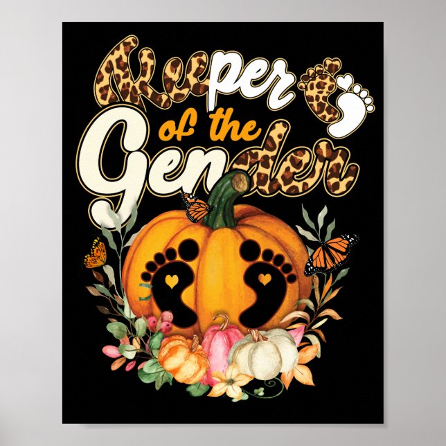 Poster Gardien Du Genre Reveal Baby Halloween Party (Devant)