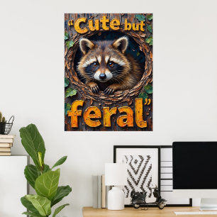 Poster Gardien du nid : Perche de Raccoon
